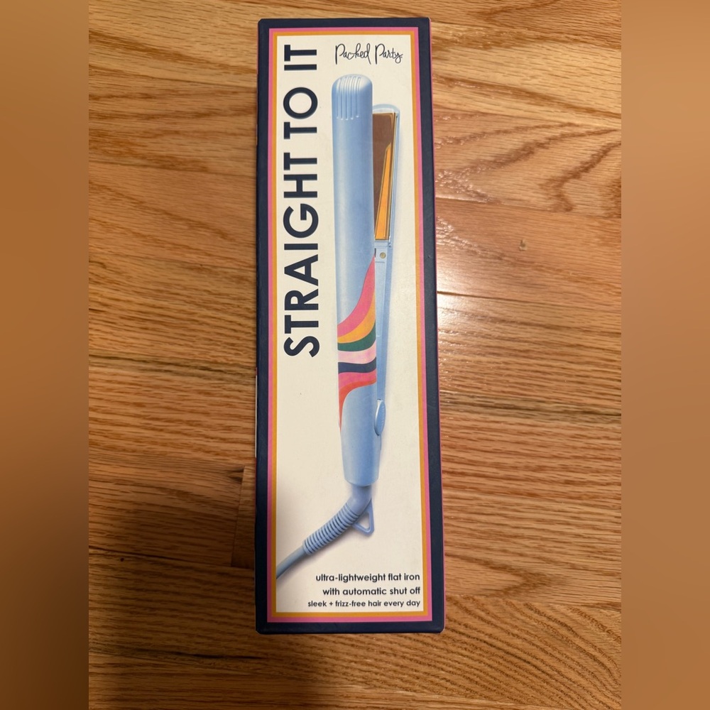 Packed Party Colorful Dual Plated Gold Hair Straightener